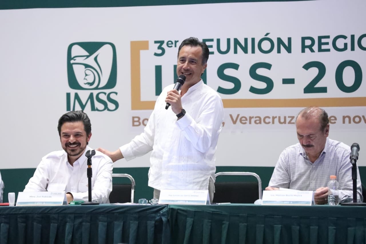 Encabeza Cuitláhuac García La Clausura De La Tercera Reunión Regional Zona Sureste Del Imss 2022 