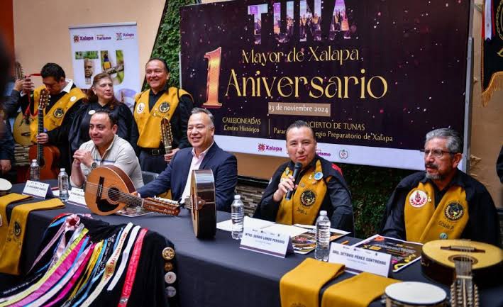 La ‘Tuna Mayor de Xalapa’, celebra su Primer Aniversario; realizarán callejoneadas