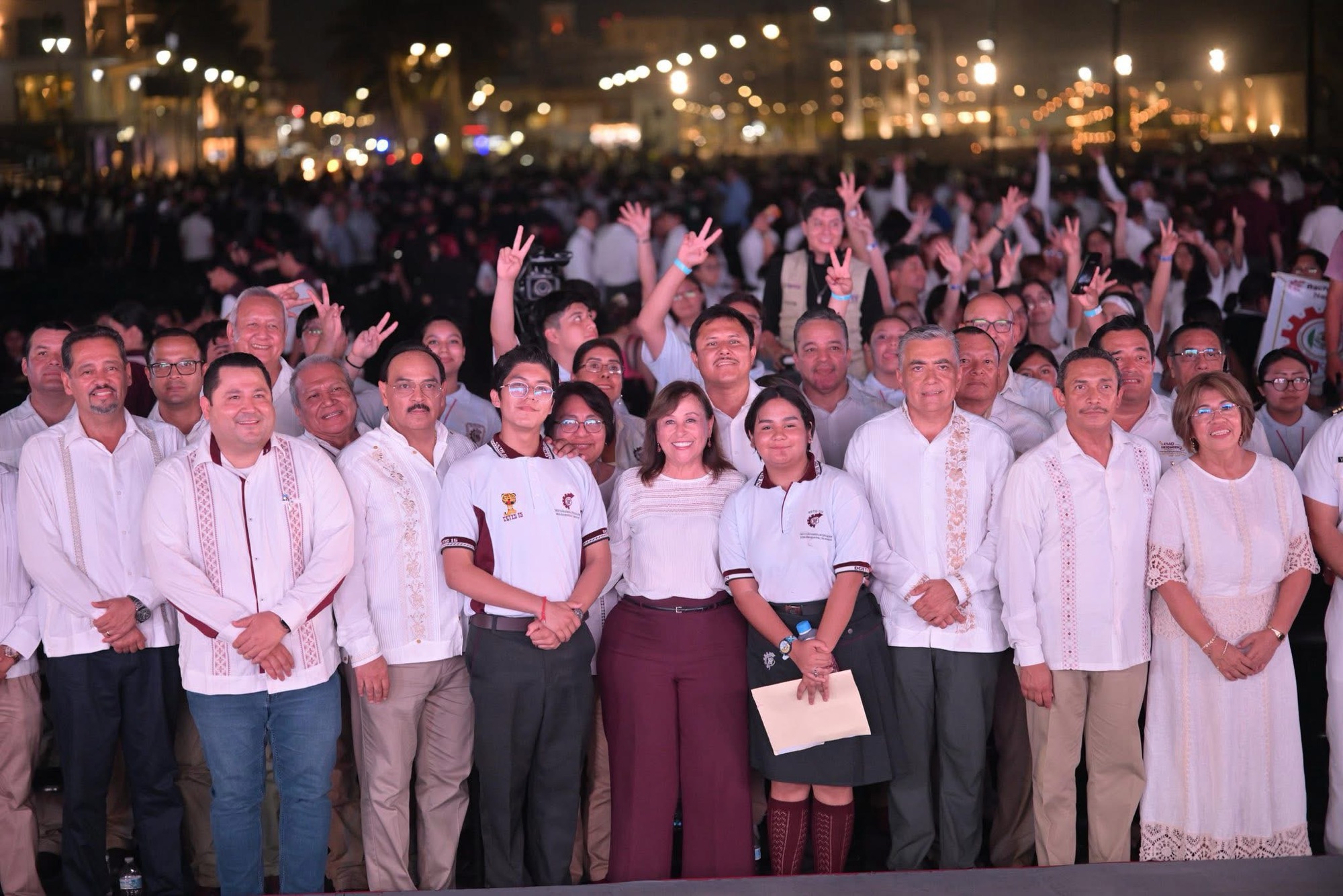 Rocío Nahle inaugura VII Encuentro Nacional Cívico de la DGETI