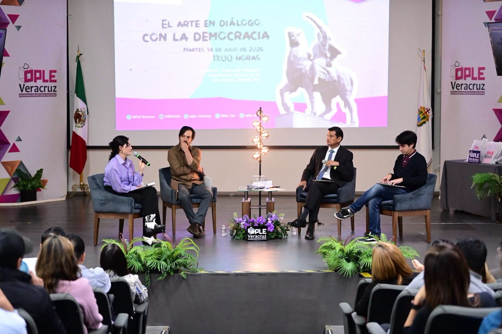 OPLE Veracruz invita a destacados artistas para hablar sobre democracia y arte